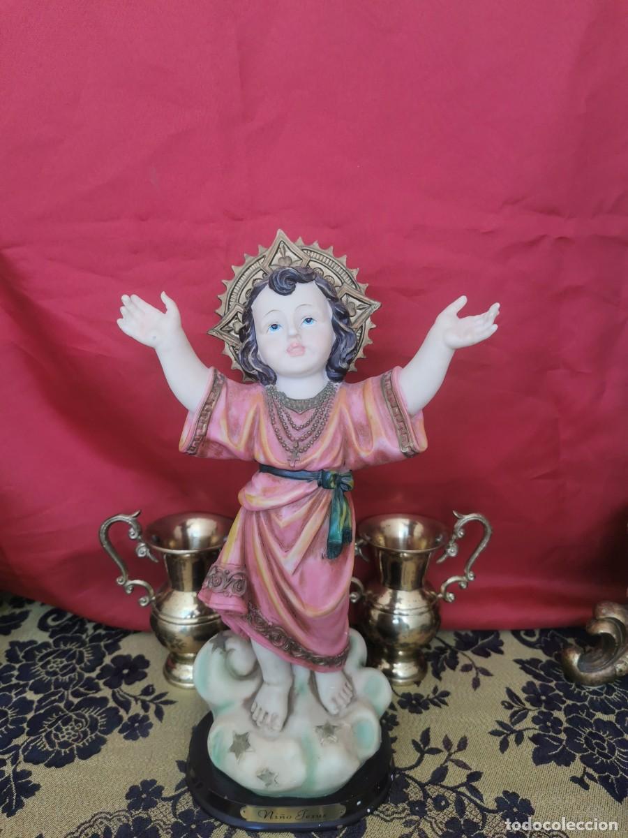 Arte: Divino Ni&ntilde;o Jes&uacute;s 32cm