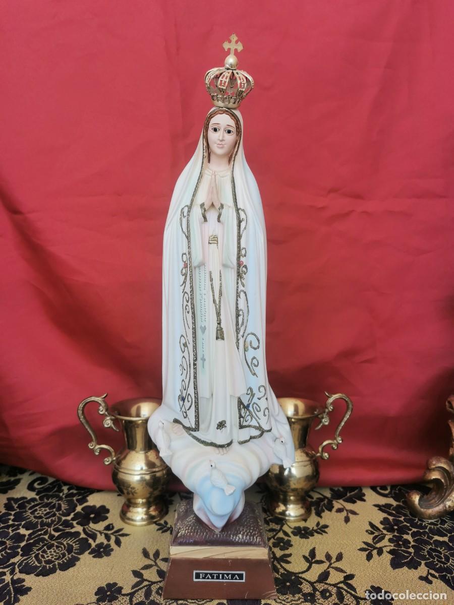 Arte: Virgen de F&aacute;tima 42cm
