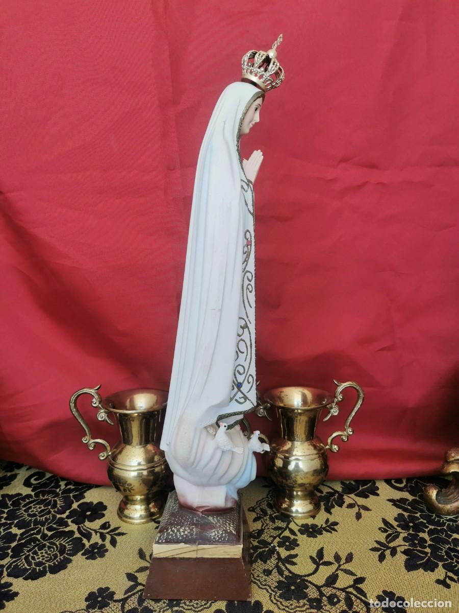 Arte: Virgen de F&aacute;tima 42cm - Foto 2