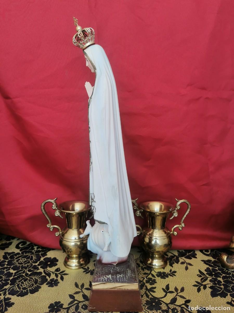 Arte: Virgen de F&aacute;tima 42cm - Foto 4
