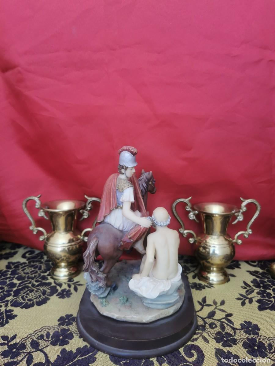 Arte: San Mart&iacute;n a Caballo 22cm - Foto 2