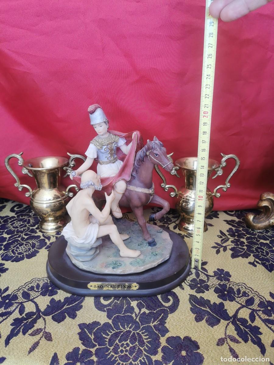 Arte: San Mart&iacute;n a Caballo 22cm - Foto 6