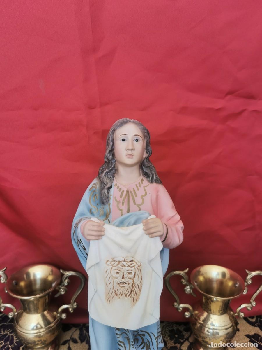 Arte: Santa Ver&oacute;nica Olot 33cm - Foto 5