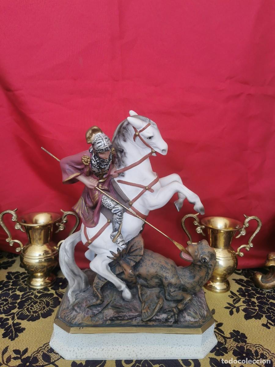 Arte: San Jorge a Caballo Olot 28cm