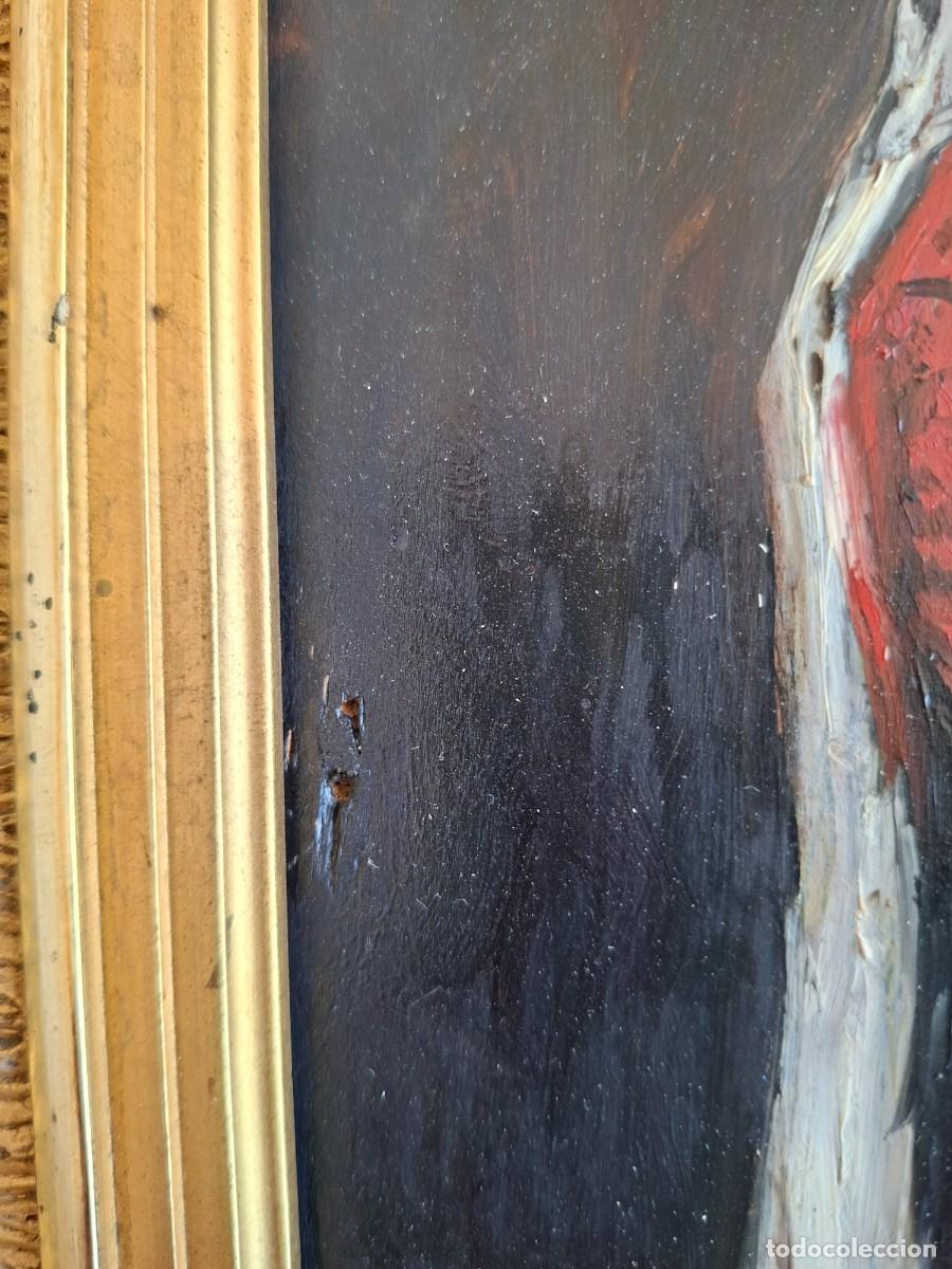 Arte: MONAGUILLO XIX OLEO SOBRE TABLA - Foto 5