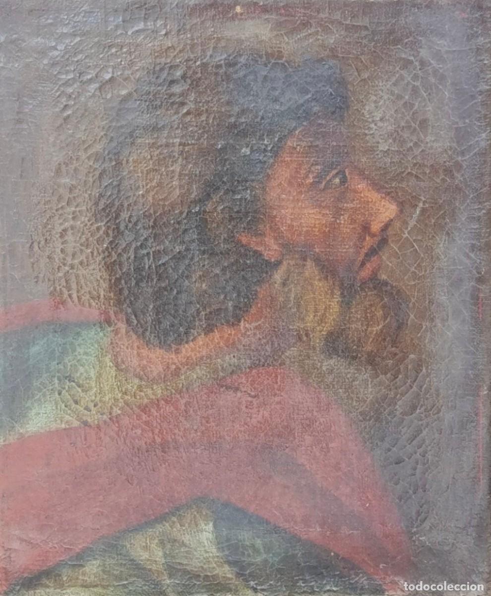 Arte: Escuela espa&ntilde;ola siglo XVIII - Oleo sobre lienzo, San Judas Tadeo