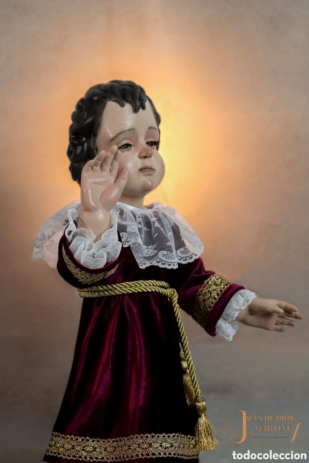 Arte: Divino ni&ntilde;o Jes&uacute;s en terracota