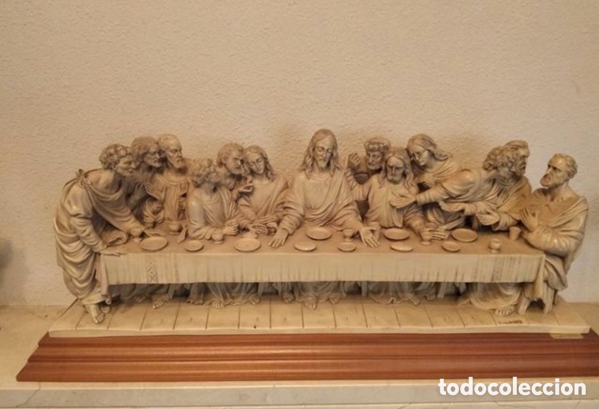 Arte: Escultura la &uacute;ltima cena de Jose Salvador