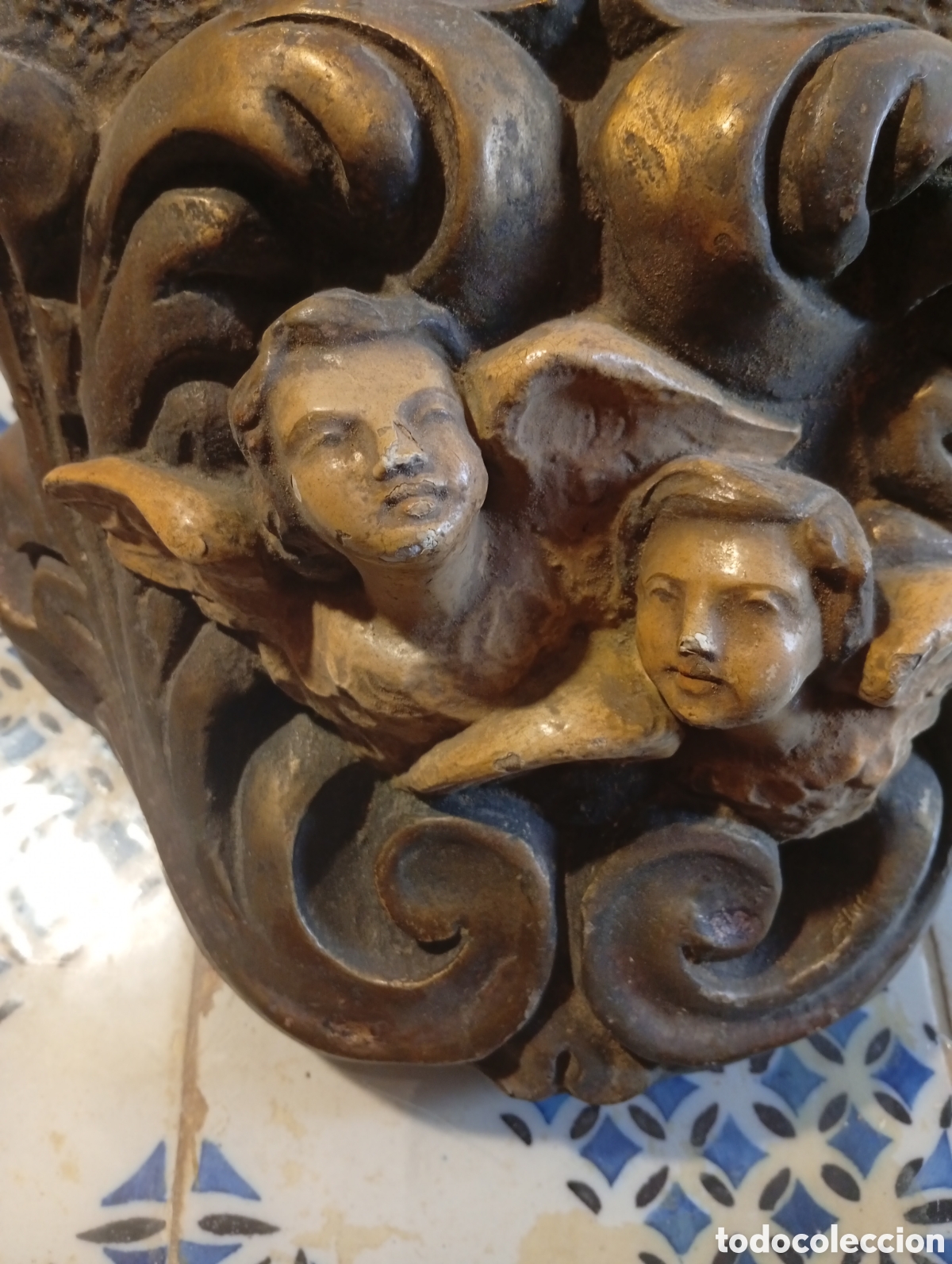 Arte: Antigua m&eacute;nsula de estuco. - Foto 2