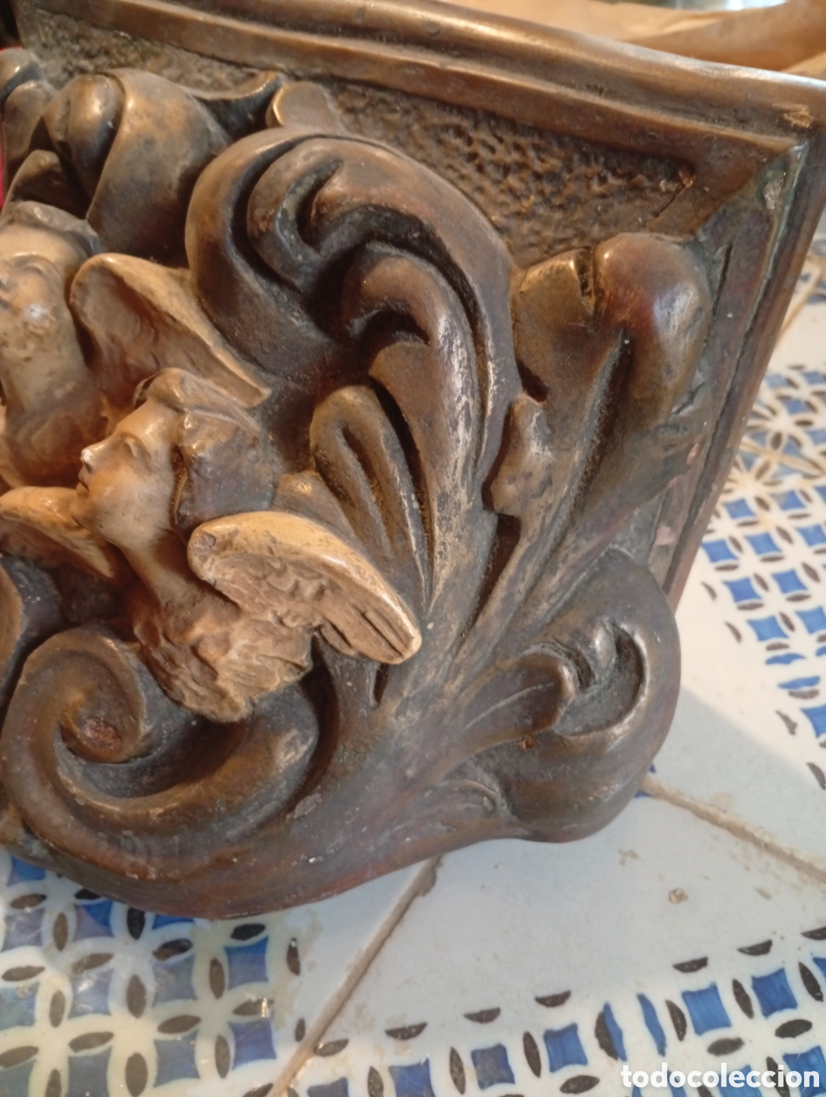 Arte: Antigua m&eacute;nsula de estuco. - Foto 3