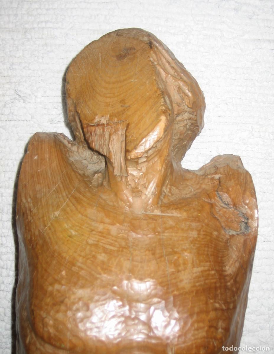 Arte: MURCIA. A&Ntilde;OS 40. CRUCIFICADO. IMAGEN INACABADA. MADERA DE CIPR&Eacute;S. CON DESCUENTO DEL 50%