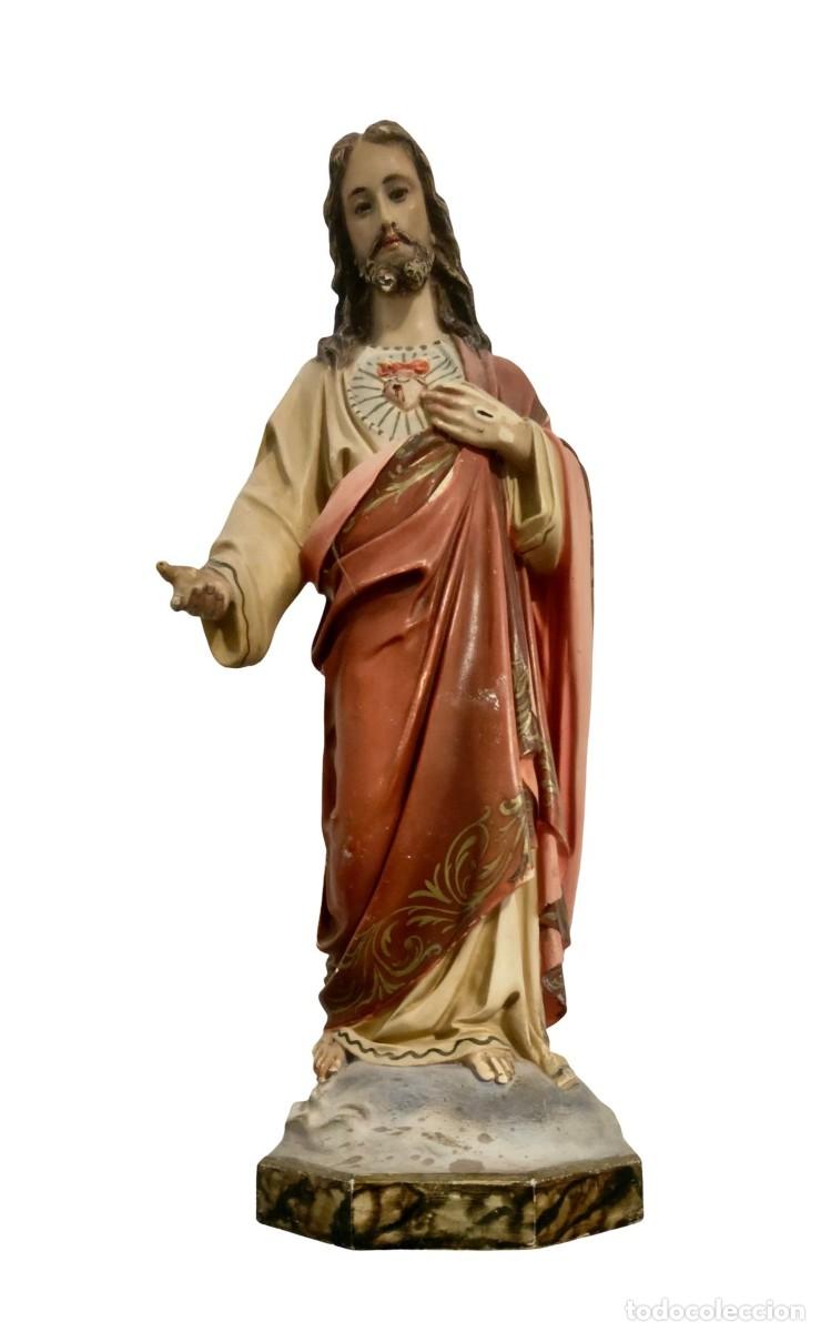 Arte: Escultura del Sagrado Coraz&oacute;n - Escuela de Olot