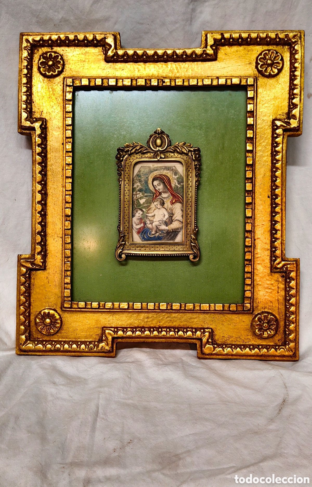 Arte: Pintura religiosa S.XVII- plumilla sobre vitela (coloreada e iluminada)