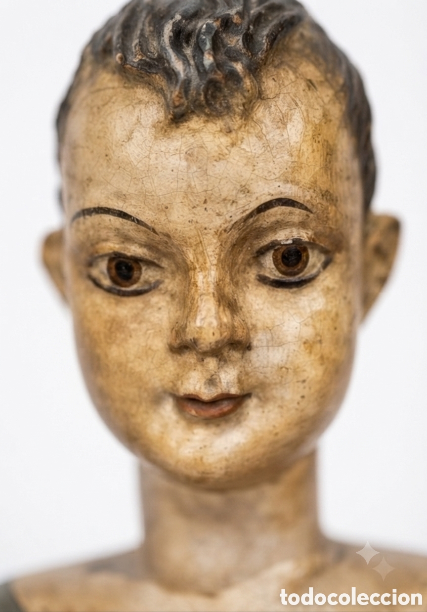 Arte: Ni&ntilde;o Jes&uacute;s de la Bola, S.XVIII. Arte Sacro Catal&aacute;n