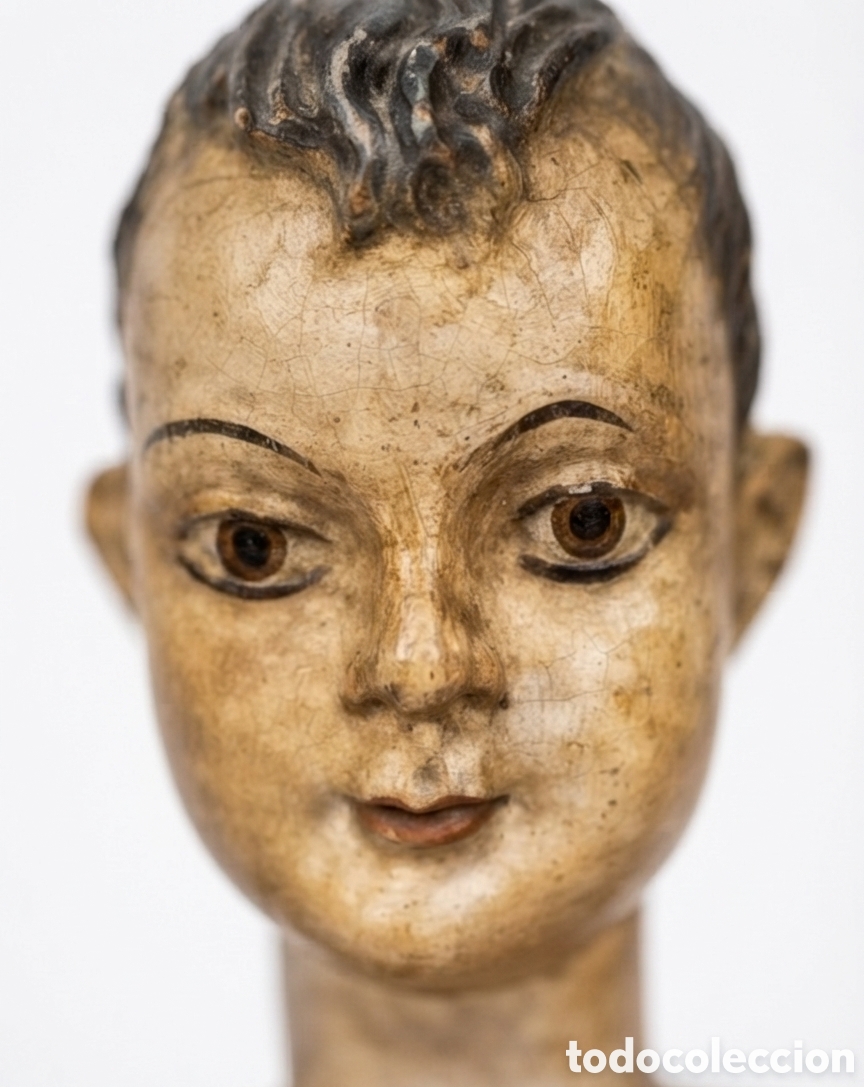 Arte: Ni&ntilde;o Jes&uacute;s de la Bola, S.XVIII. Arte Sacro Catal&aacute;n