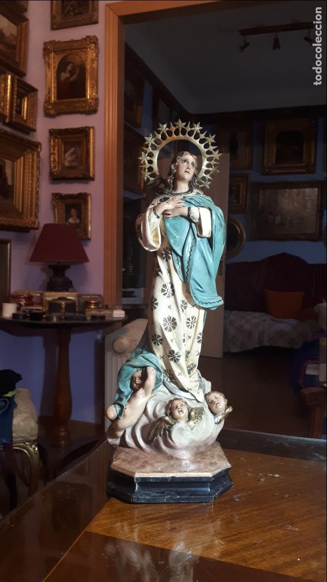 Arte: VIRGEN INMACULADA. OLOT. SIGLO XIX.