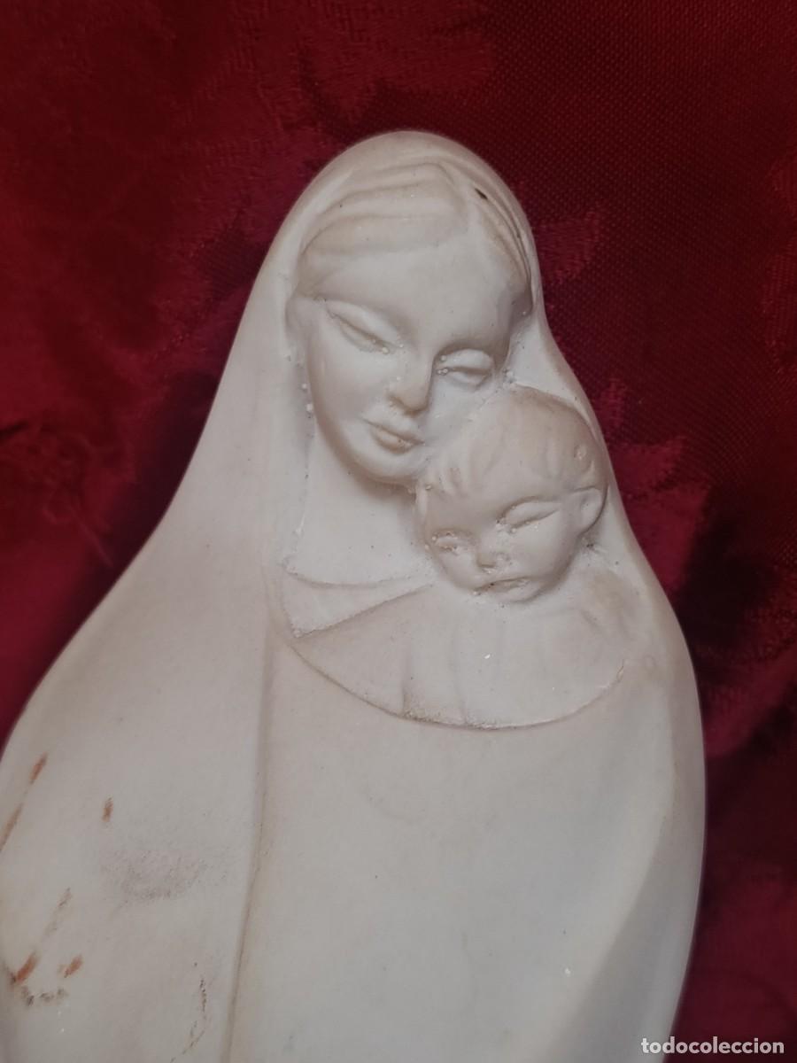 Arte: Escultura de m&aacute;rmol, Virgen de las Nieves,L&oacute;pez Burgos,1962