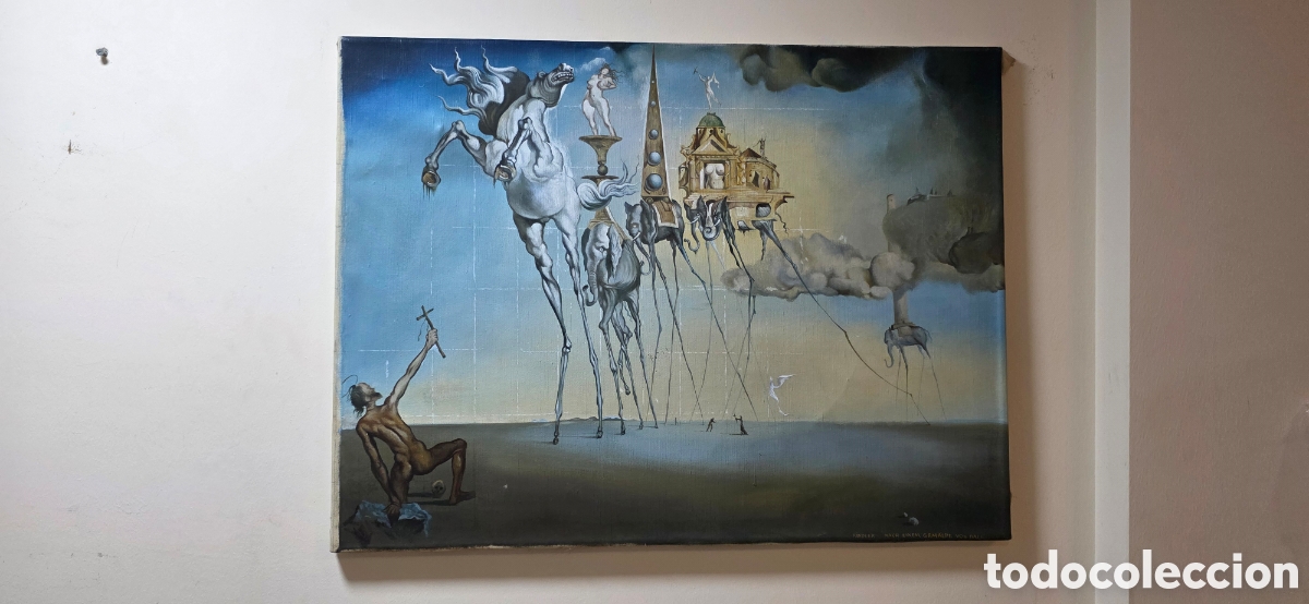 Arte: Pintura sobre lienzo &rdquo;Kindler Nach Einem Gemalde Von Dali&rdquo;