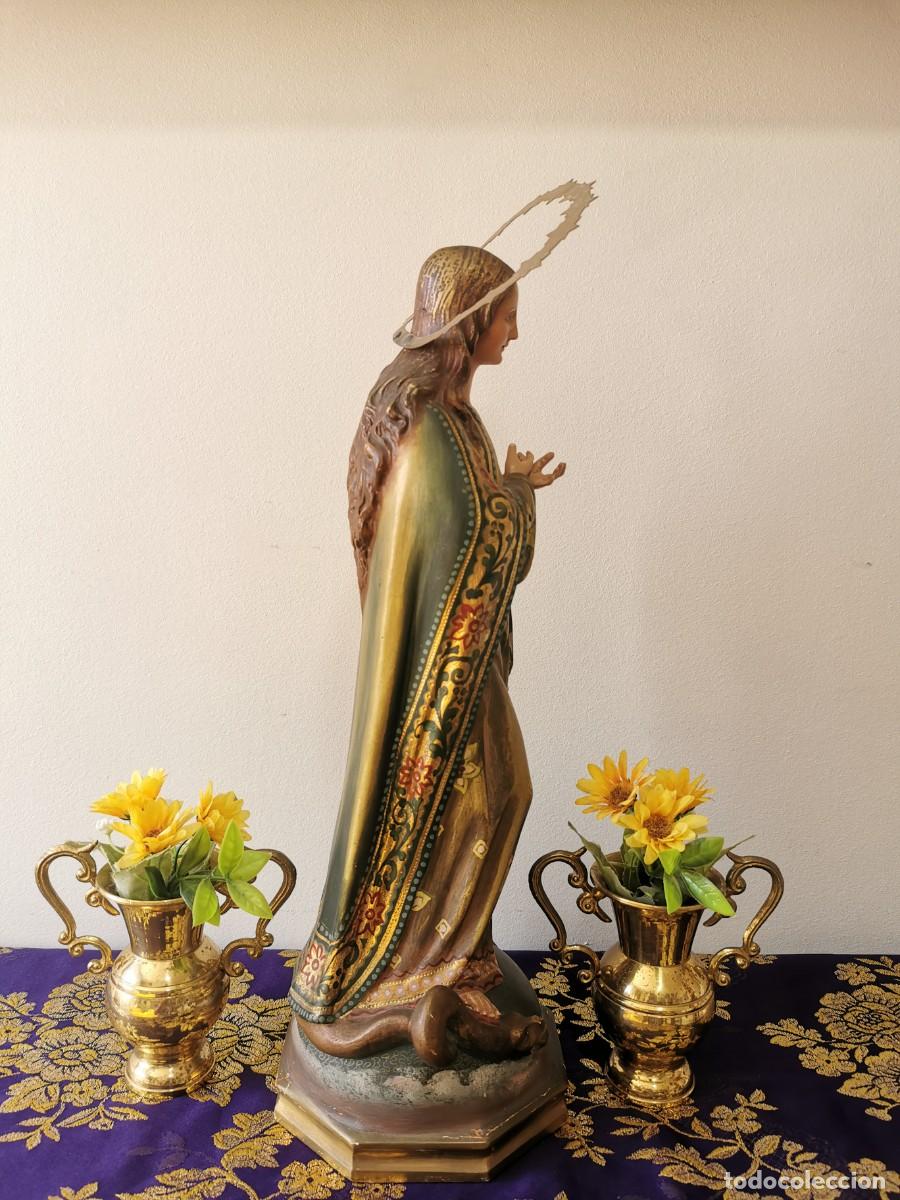 Arte: Virgen Inmaculada Olot 46cm - Foto 2