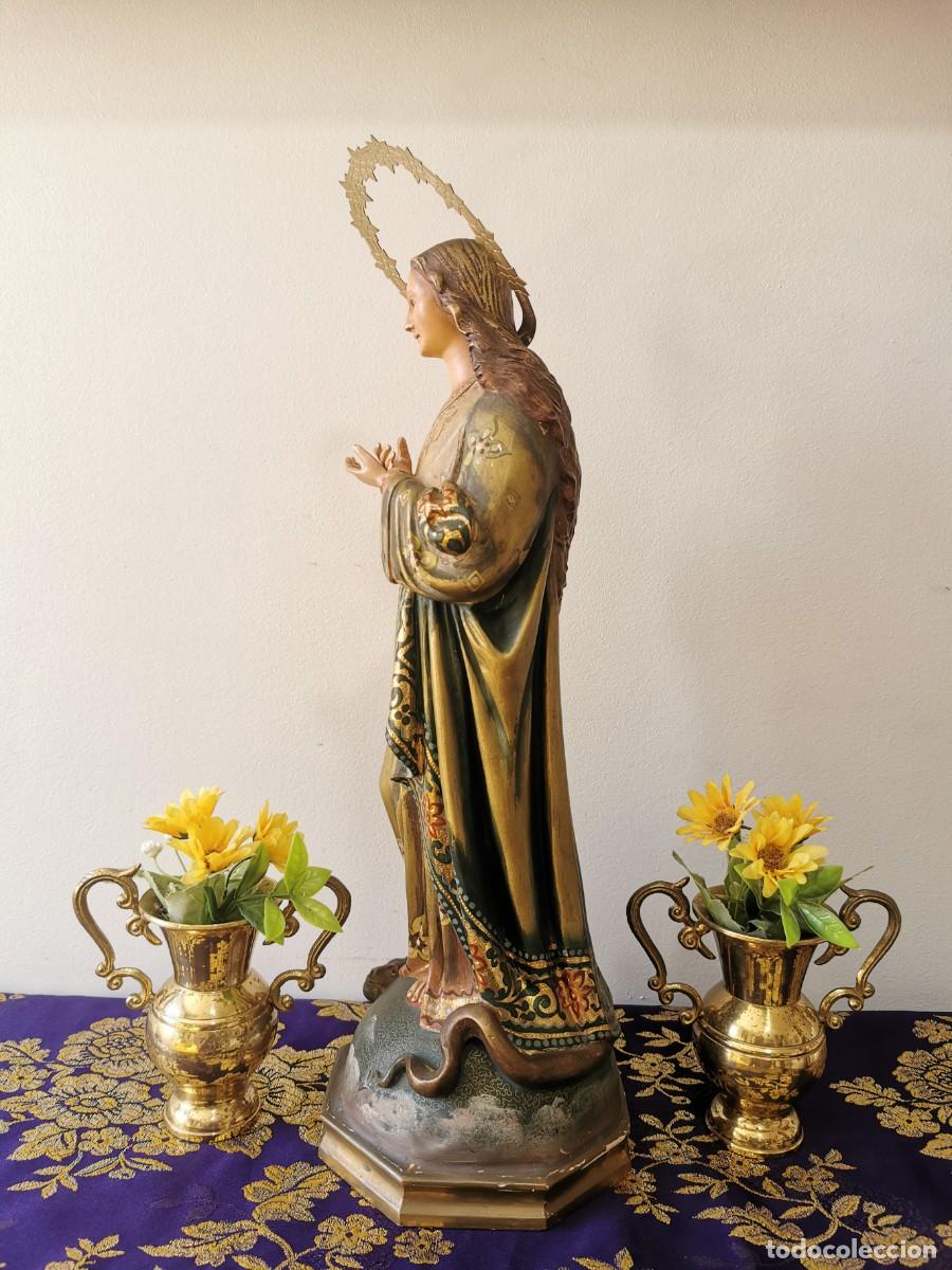 Arte: Virgen Inmaculada Olot 46cm - Foto 5