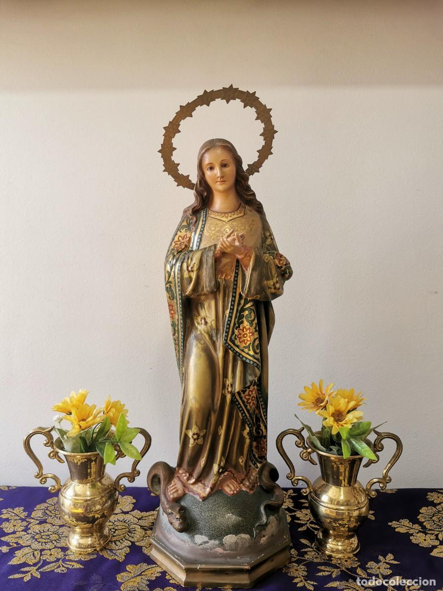Arte: Virgen Inmaculada Olot 46cm