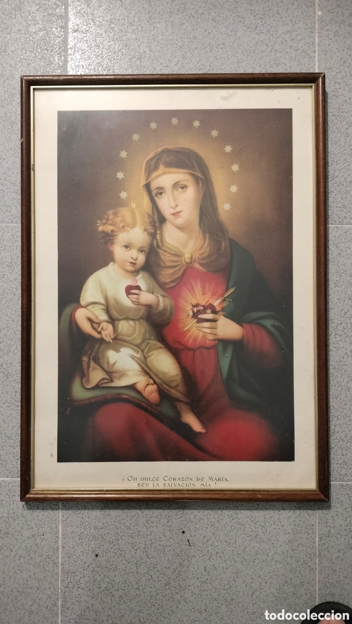Arte: Cuadro Sagrado Coraz&oacute;n de Maria