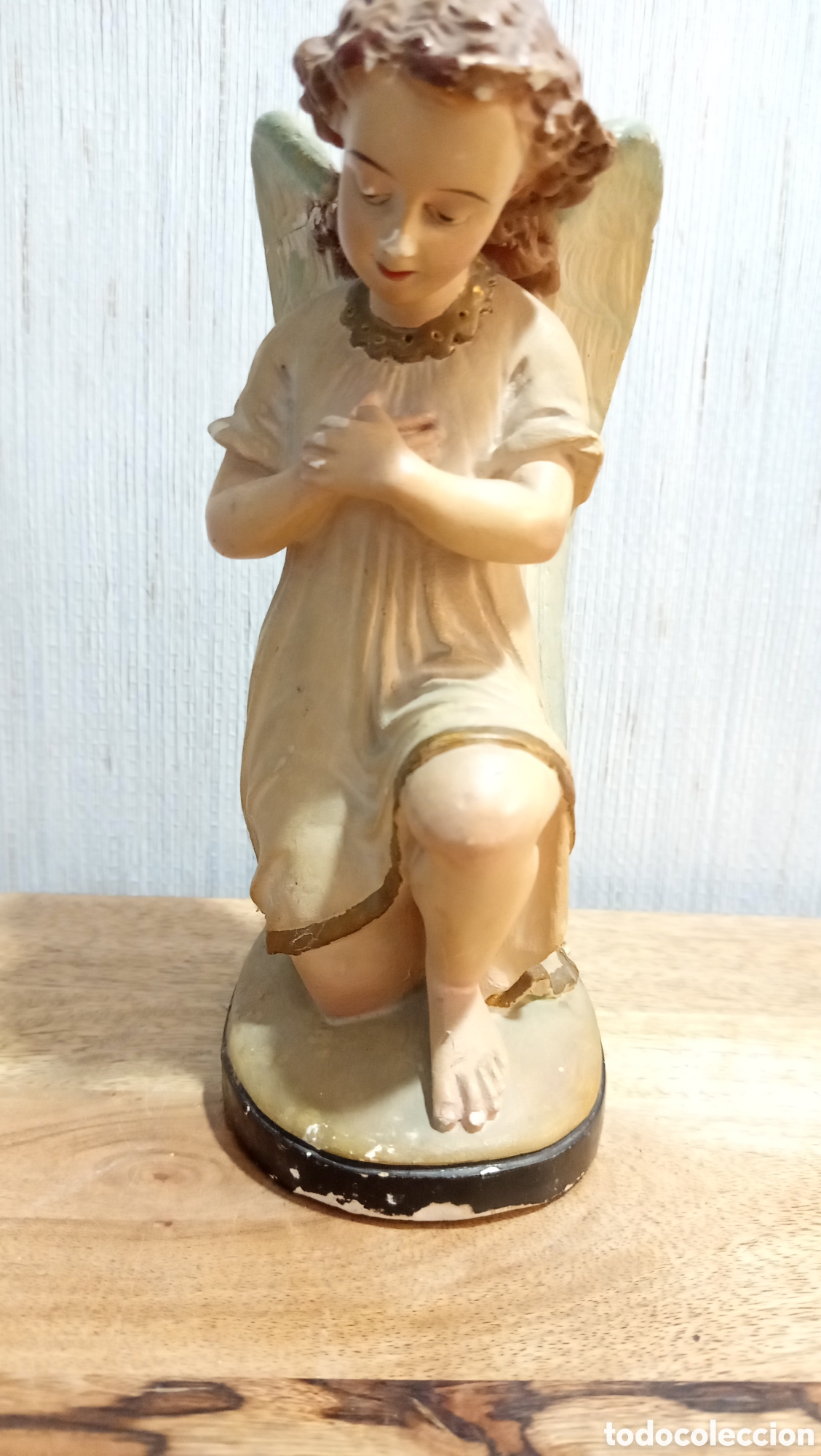 Arte: Santo antiguo en escayola - Foto 2