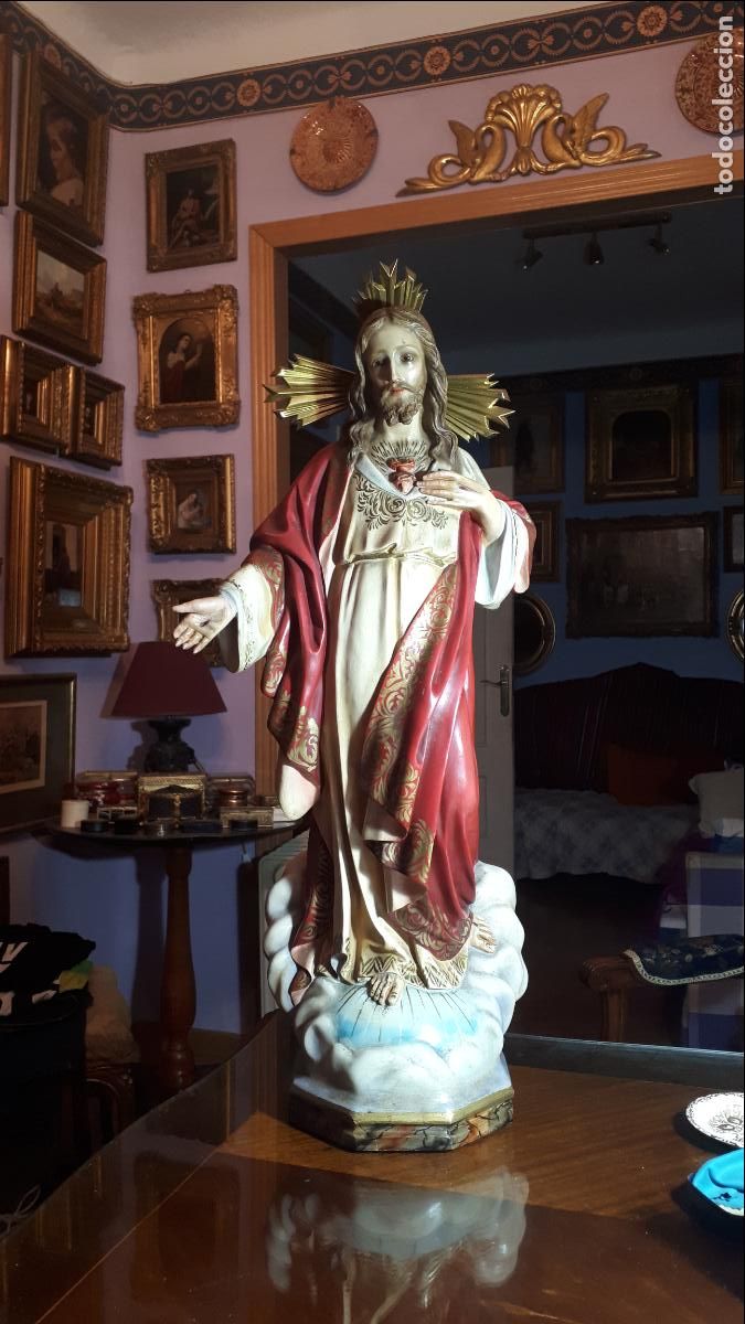 Arte: SAGRADO CORAZ&Oacute;N DE JES&Uacute;S. OLOT. A&Ntilde;O 1930-40.