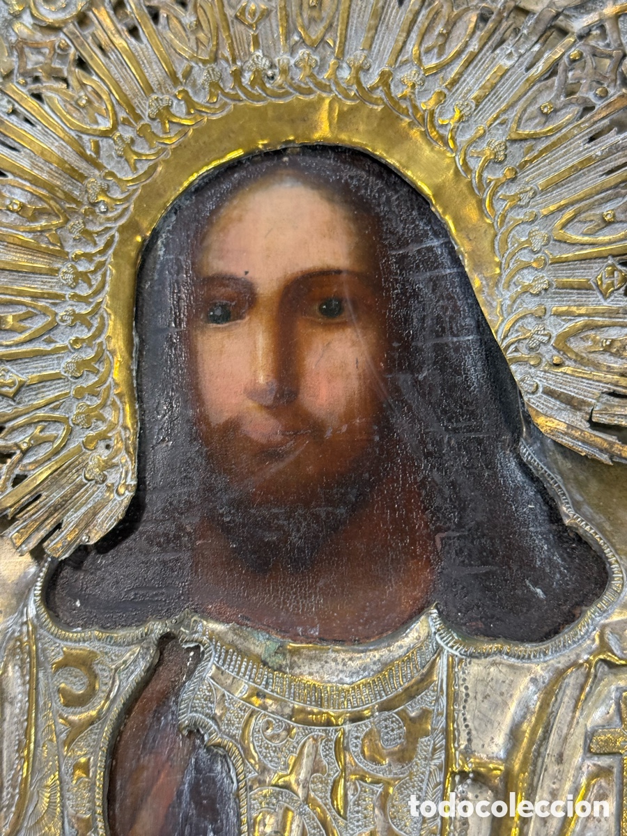 Arte: Precioso icono antiguo - Foto 2