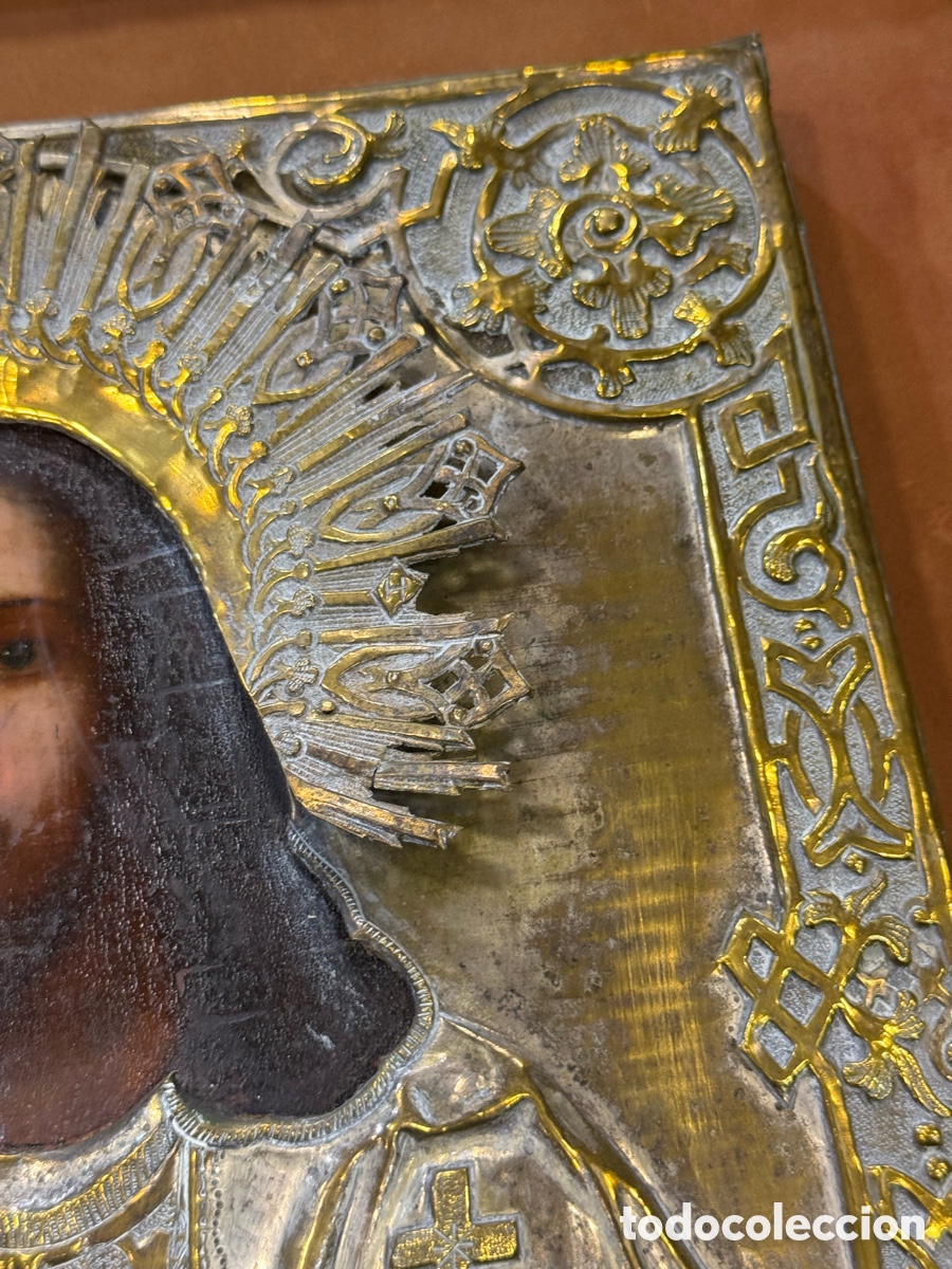 Arte: Precioso icono antiguo - Foto 5
