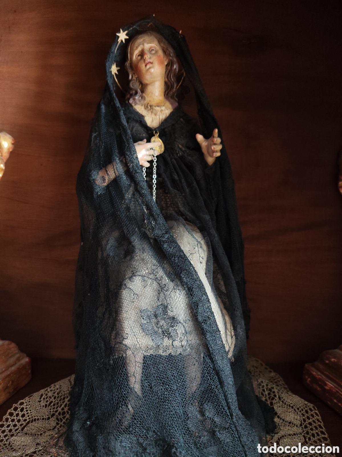 Arte: VIRGEN DOLOROSA TIPO NAPOLITANA