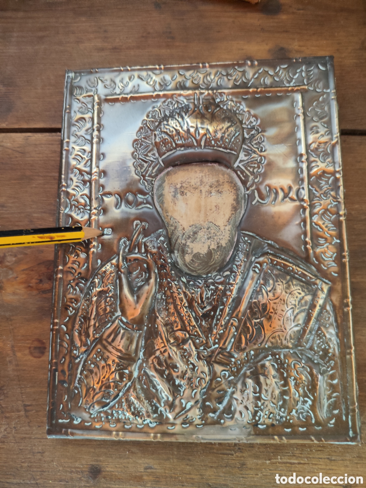 Arte: ICONO ANTIGUO AL PARECER SAN NICOLAS