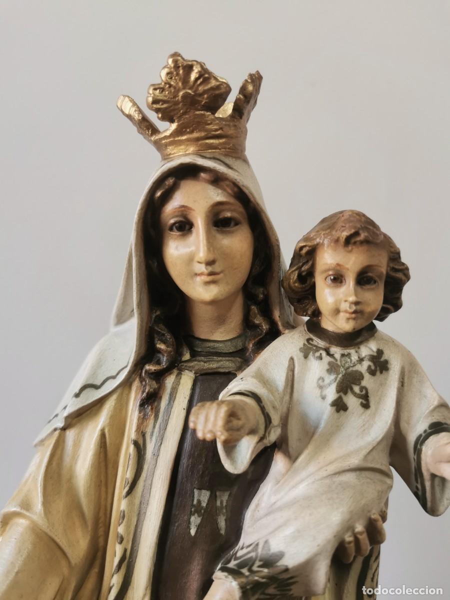 Arte: Virgen del Carmen Olot 37,5cm - Foto 6