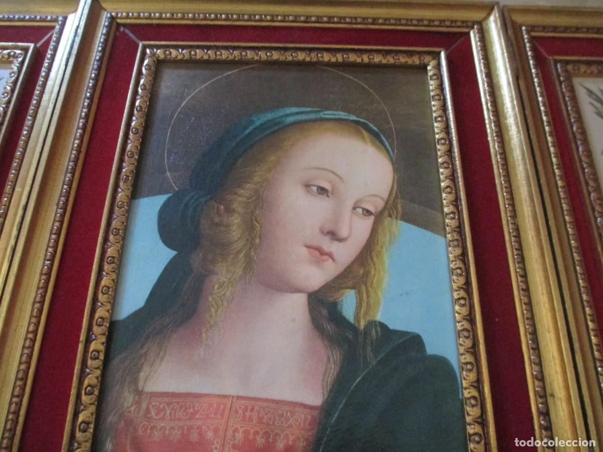 Arte: Triptico religioso de la Virgen - Foto 2