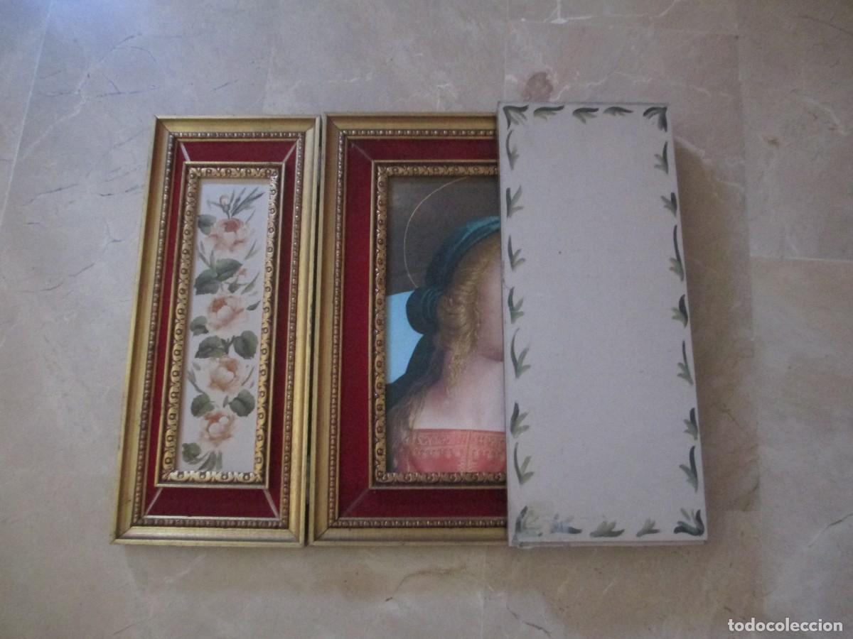 Arte: Triptico religioso de la Virgen - Foto 3