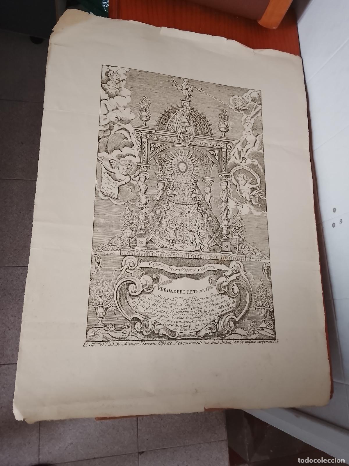 Arte: lamina patrona de cadiz