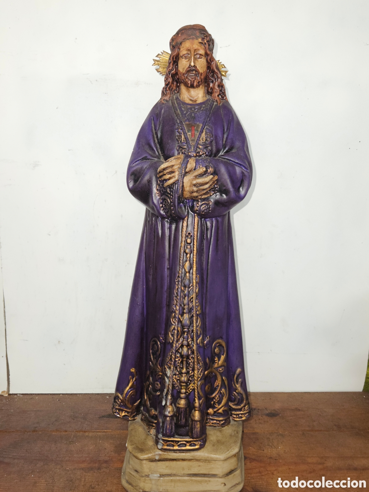 Arte: ESCULTURA SAN CRISTO DE MEDINACELI 50CMS