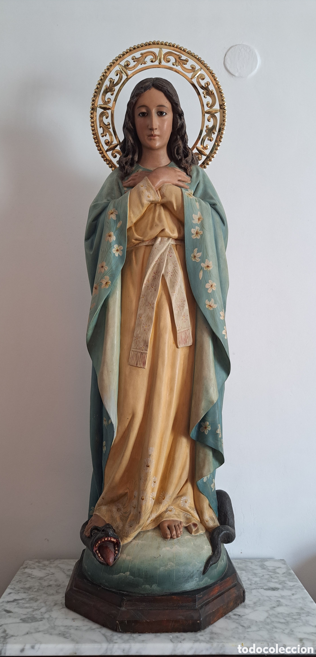 Arte: A.PERICAY INMACULADA CONCEPCION 133CM - Foto 2