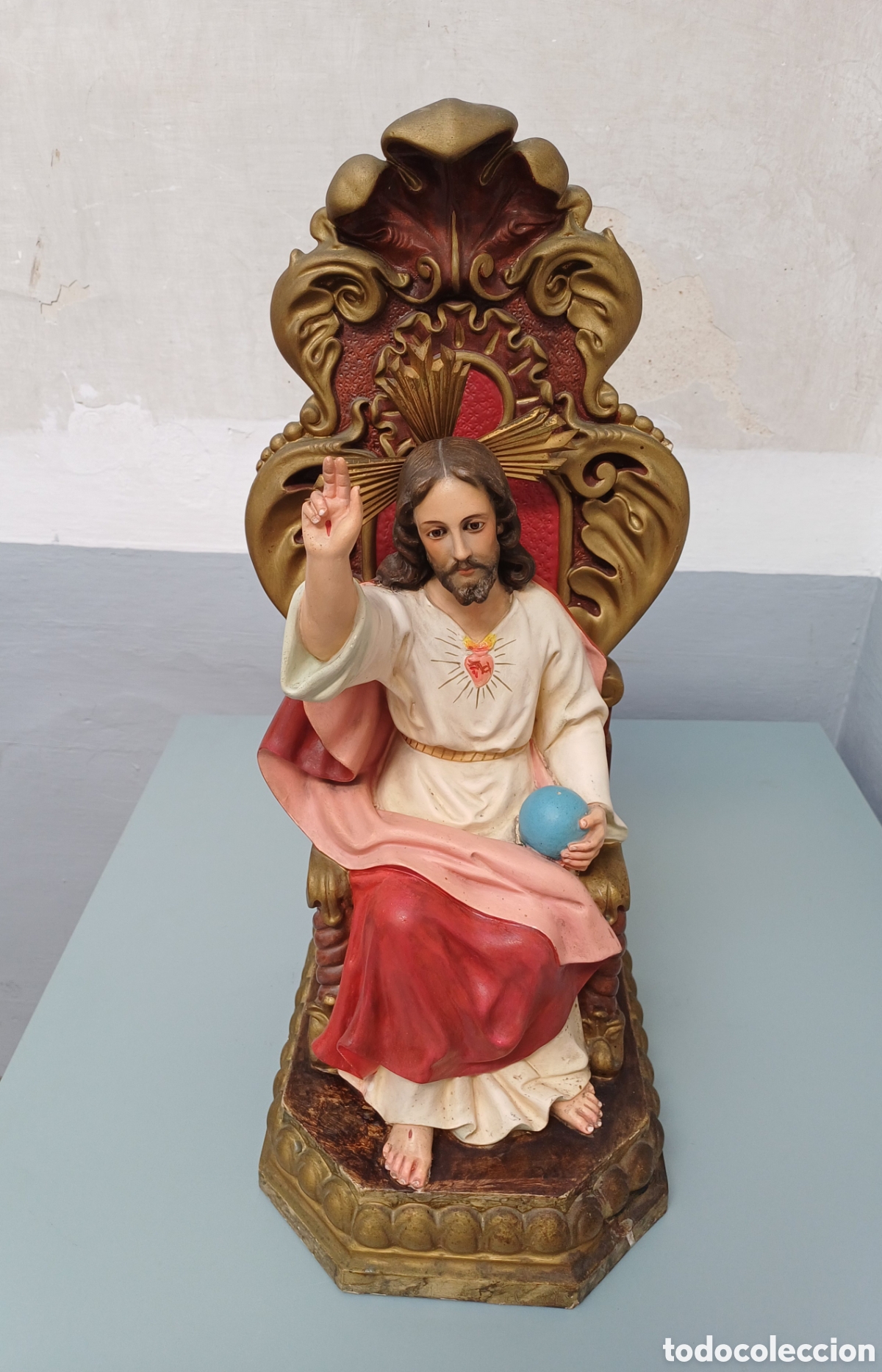 Arte: Sagrado Coraz&oacute;n de Jes&uacute;s. Sello Olot