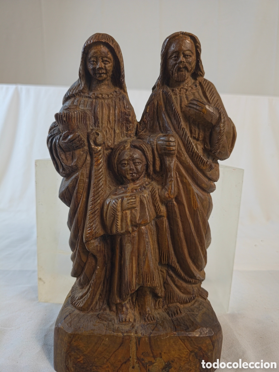 Arte: Talla Sagrada Familia An&oacute;nimo
