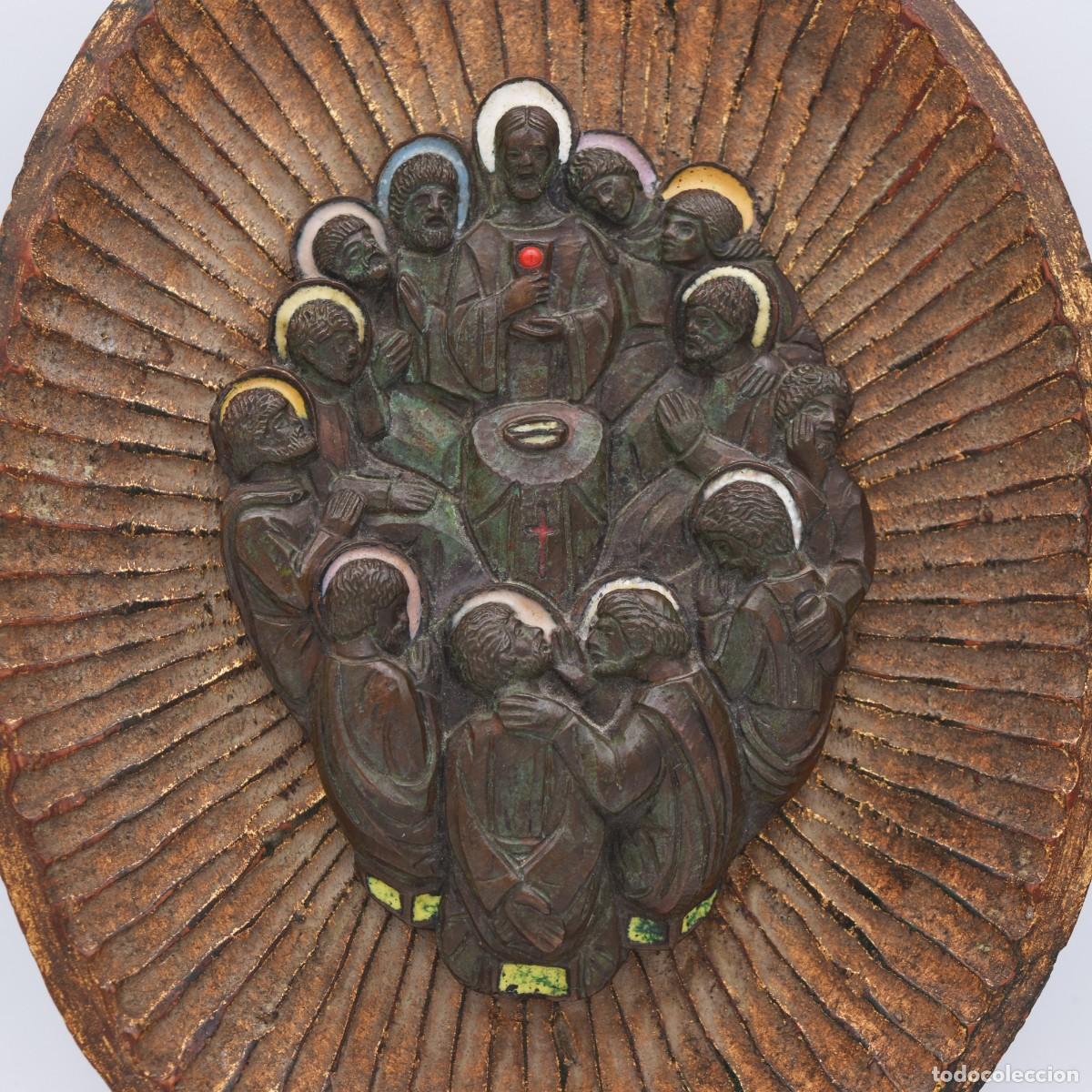Arte: Relieve de bronce y esmalte - &Uacute;ltima cena - Foto 4