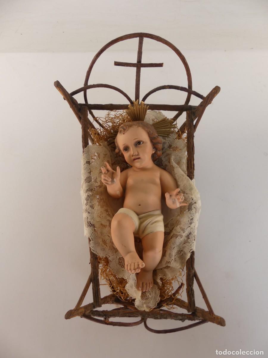 Art: FIGURA DE NI&Ntilde;O JESUS CON SU CU&Ntilde;A