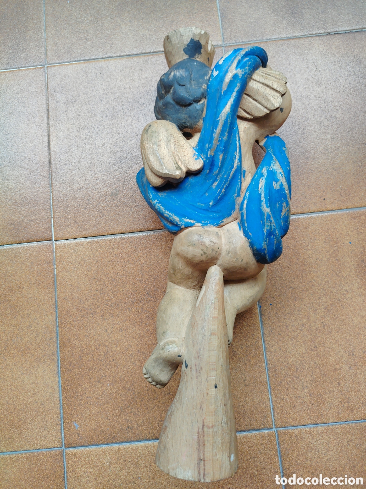 Arte: ANTIGUA TALLA DE QUERUB&Iacute;N - Foto 8