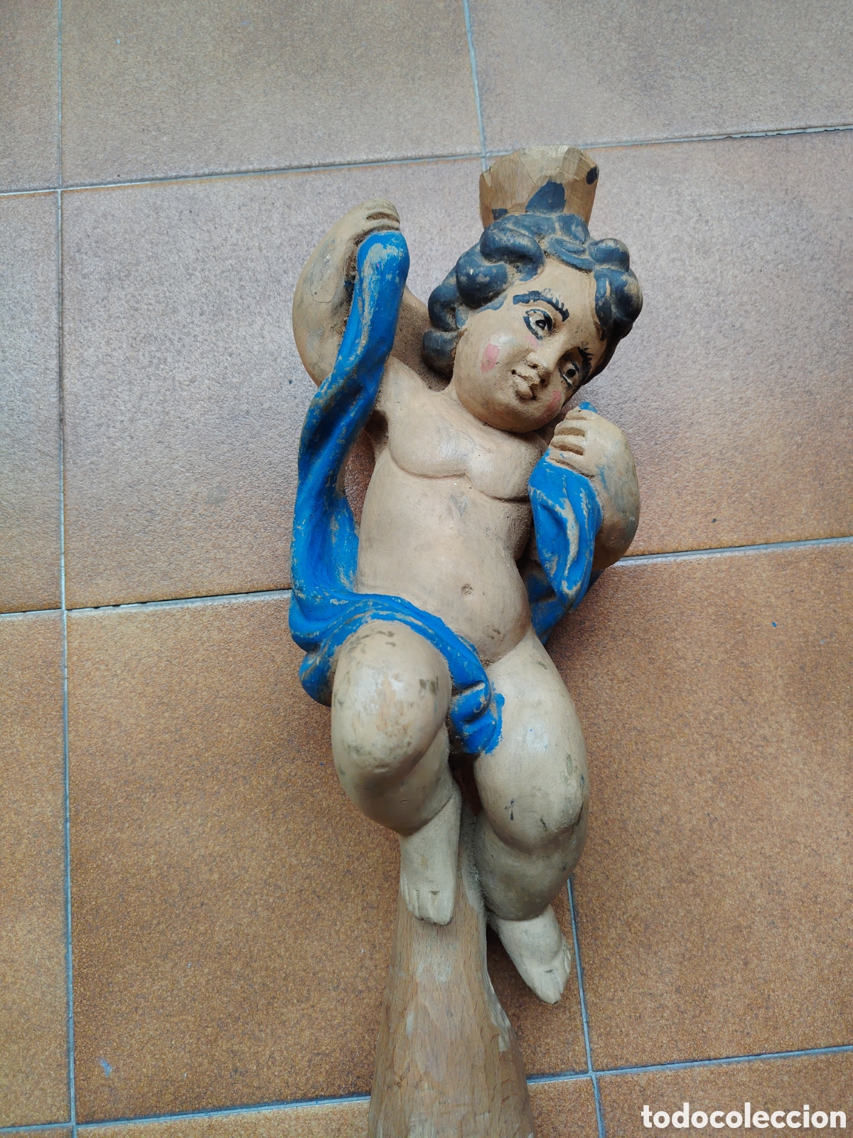 Kunst: ANTIGUA TALLA DE QUERUB&Iacute;N