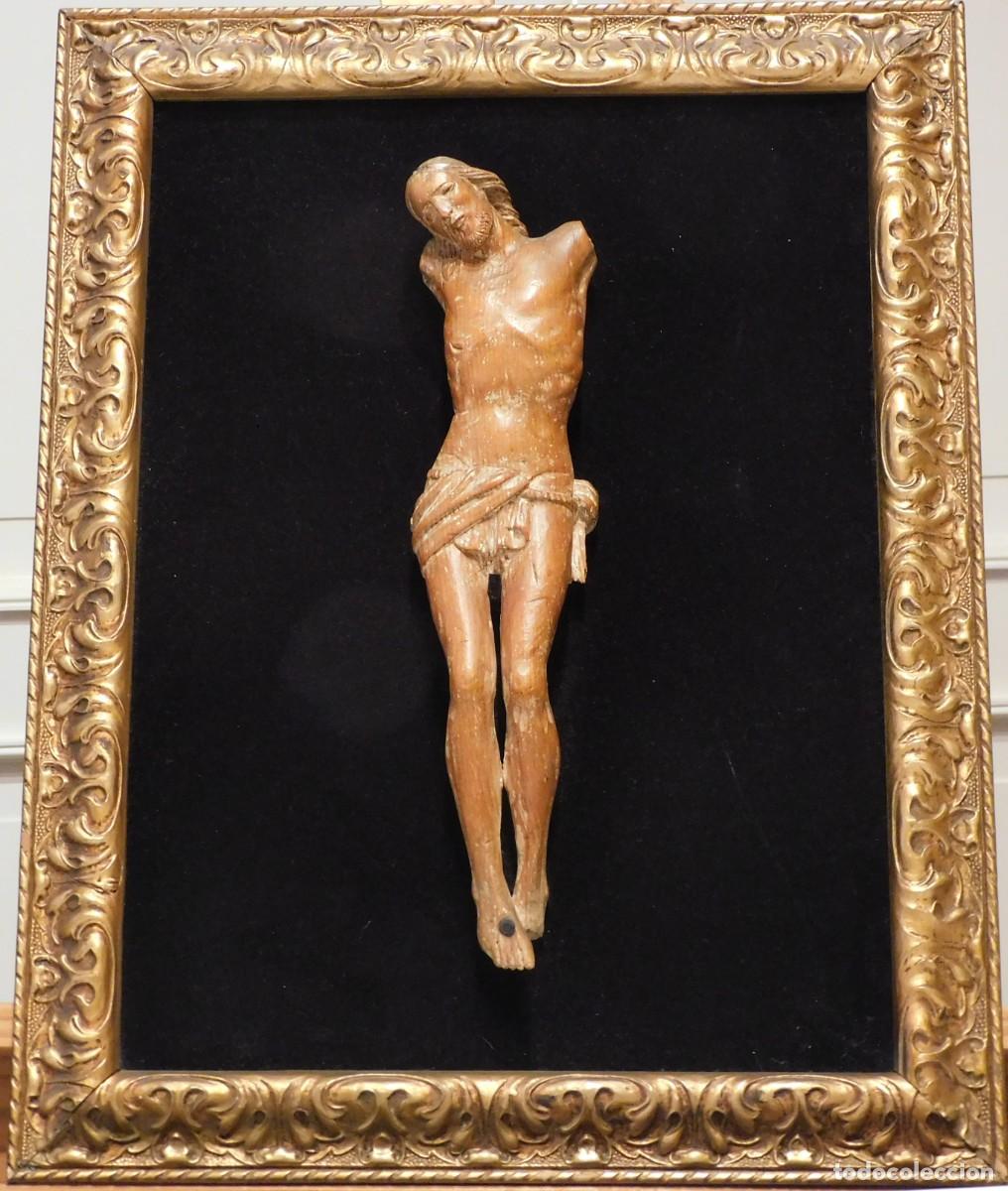 Art: CRISTO CRUCIFICADO SIN BRAZOS ENMARCADO S. XVIII