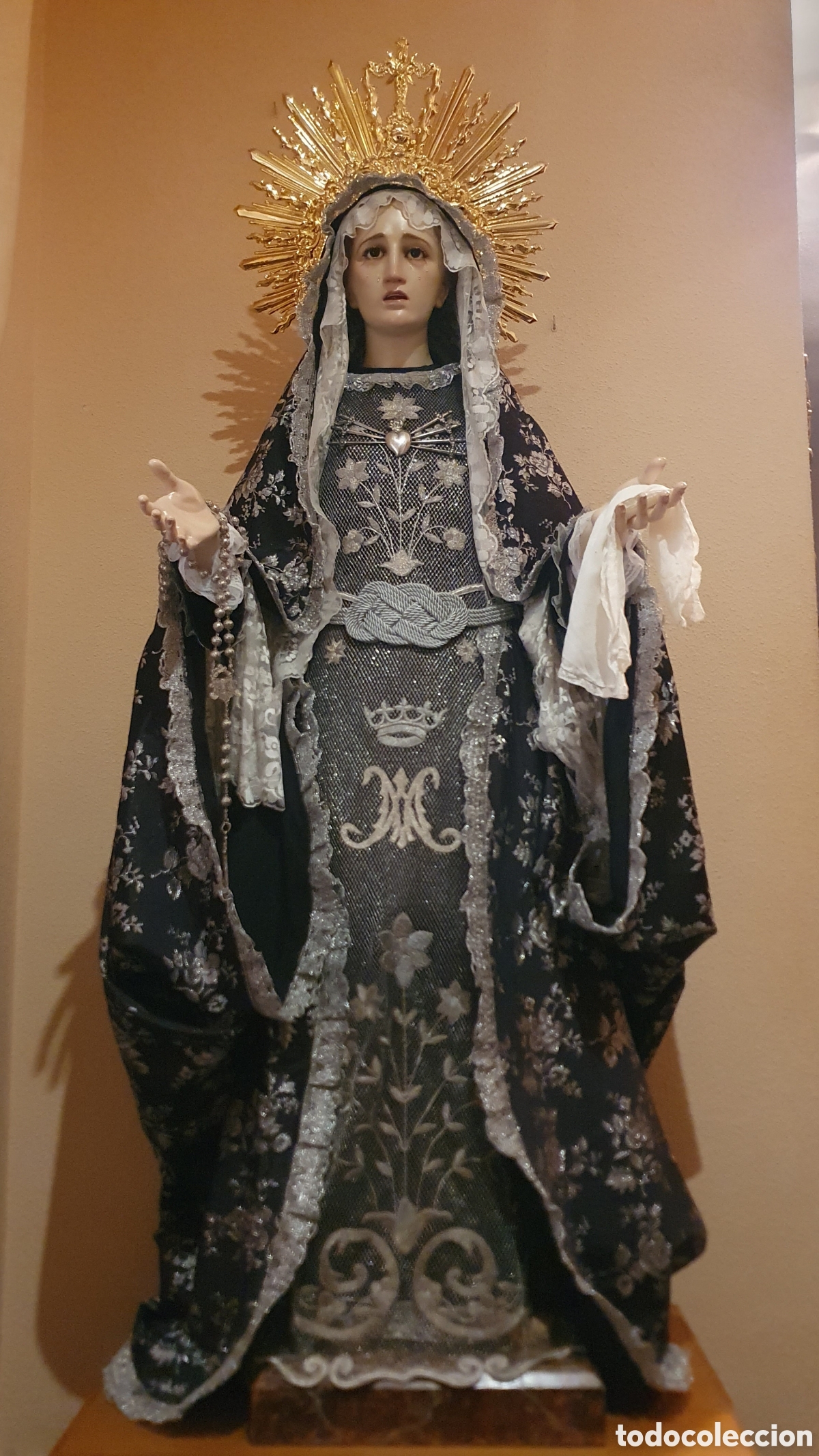 Arte: Virgen Dolorosa de Vestir - Foto 2