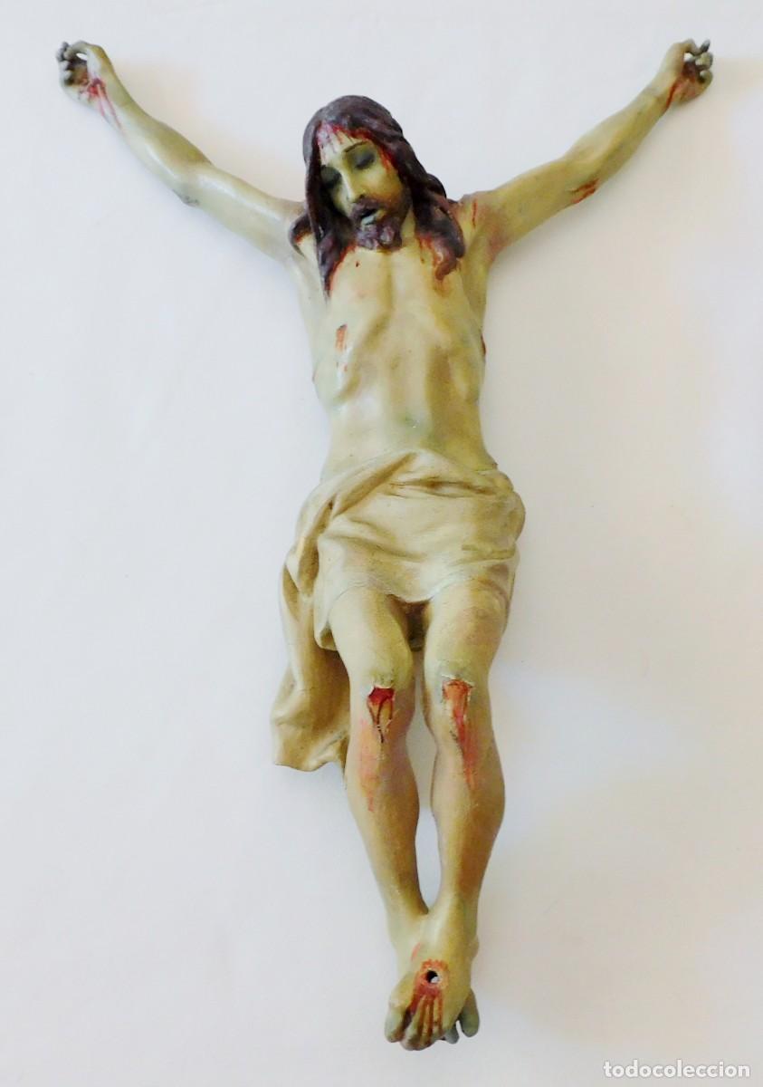 Art: CRISTO CRUCIFICADO ESCUELA BARROCA ESPA&Ntilde;OLA SIGLOS XVII/XVIII
