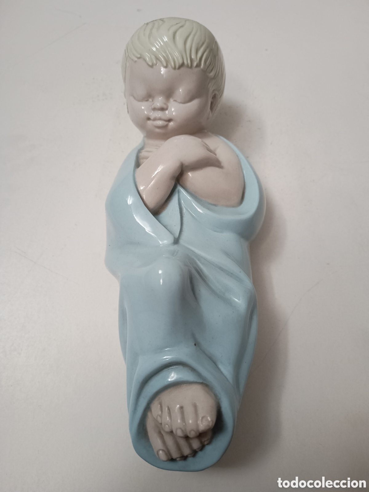 Arte: FIGURA DEL NI&Ntilde;O JES&Uacute;S EN PORCELANA - NUMERADA - 28cm