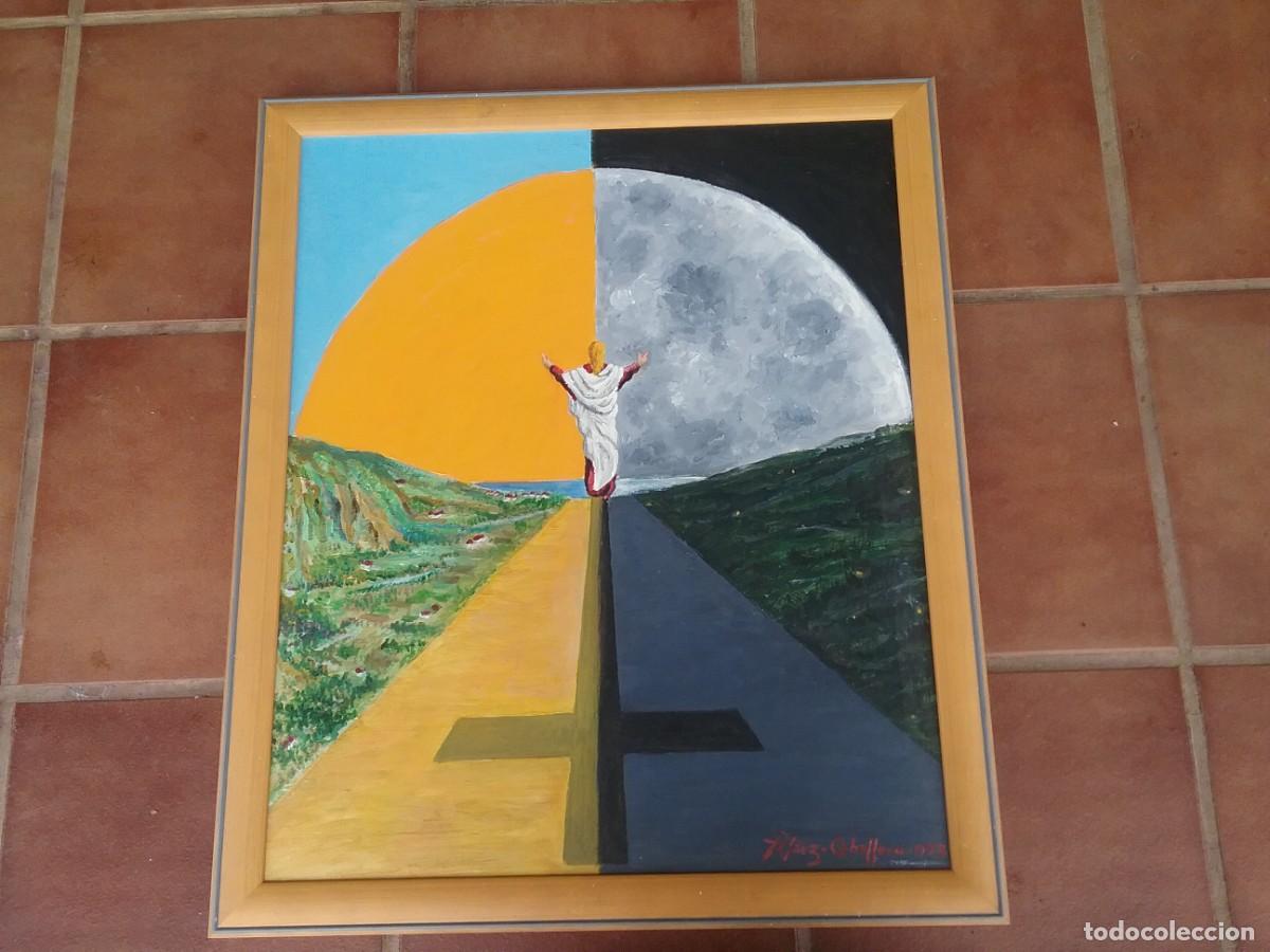 Arte: &Oacute;LEO RELIGIOSO FIRMADO PELAEZ CABALLERO 199