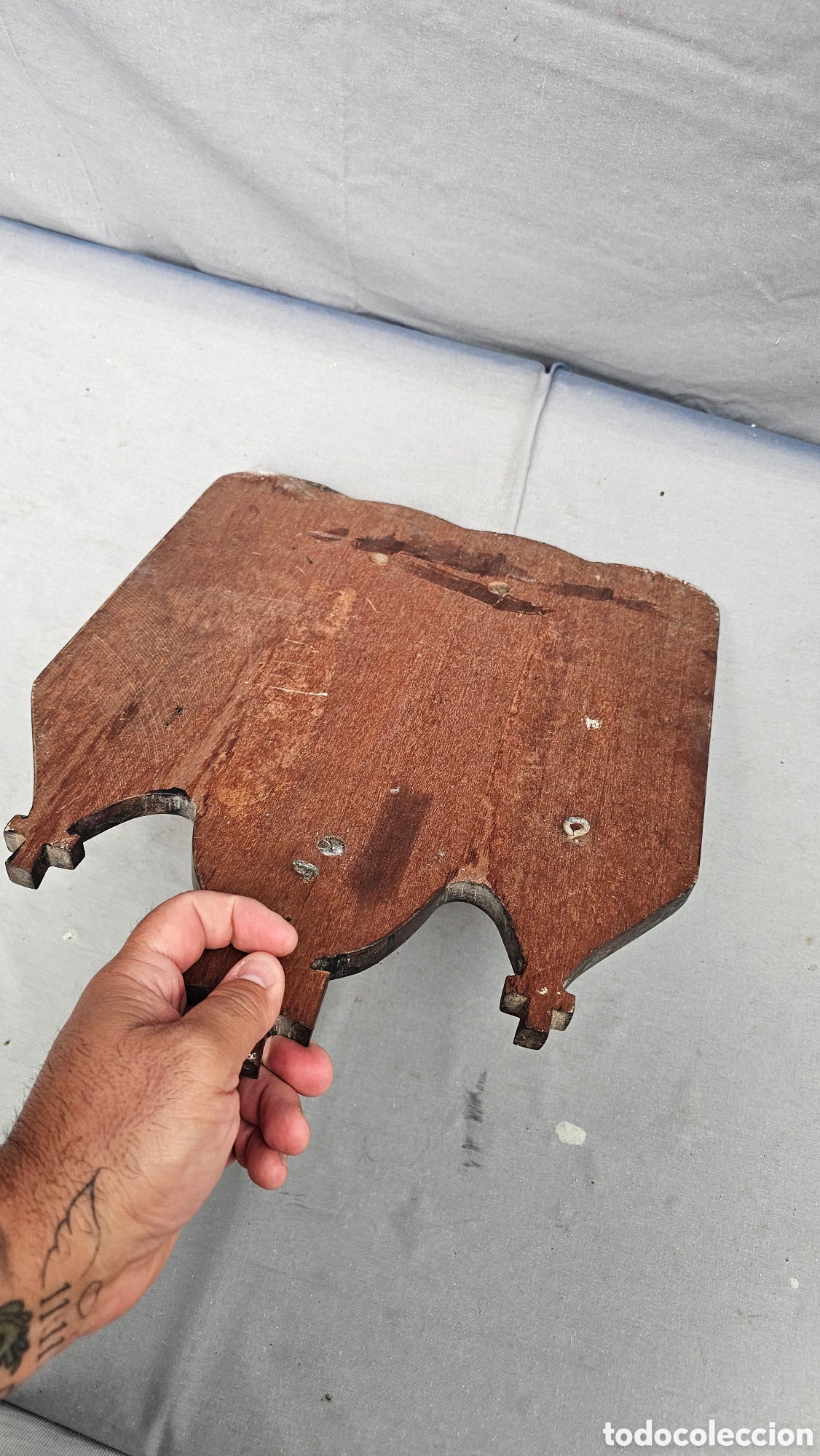 Arte: Placa grande de bronce de nuestra se&ntilde;ora de Chamorro - Foto 8